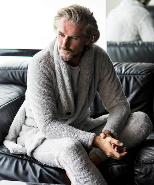 1piu1uguale3 RELAX(ウノピュウノウグァーレトレリラックス)の「1PIU1UGUALE3 RELAX(ウノピゥウノウグァーレトレ)両面ボアフリースガウンコート(カーディガン/ボレロ・メンズ・ブラック/グレー/ネイビー・SMALL/MEDIUM/LARGE/X-LARGE/XX-LARGE)」の17枚目の写真