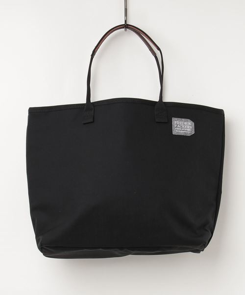 FREDRIK PACKERS(フレドリックパッカーズ)の「【FREDRIK PACKERS】 ESSENTIAL TOTE(トートバッグ・メンズ・ブラック/オリーブ・FREE)」の2枚目の写真