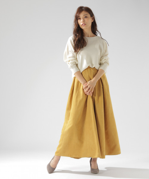 BAYFLOW（ベイフロー）の「[洗えるニット]カシミア混2WAYニットプルオーバー（ニット/セーター・レディース・セージグリーン/オフホワイト/グレー/ピンク/イエロー/ブルー・MEDIUM/SMALL）」の18枚目の写真