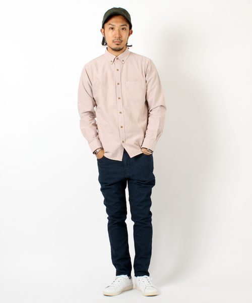 BEAMS(ビームス)の「□BEAMS / フェイクウッド釦 BDシャツ(シャツ/ブラウス・メンズ・ホワイト/ブラウン/グリーン・SMALL/MEDIUM/LARGE)」の14枚目の写真