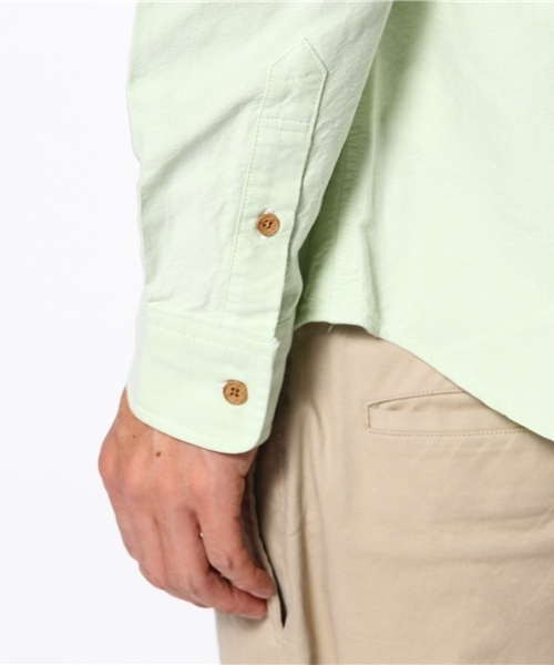 BEAMS(ビームス)の「□BEAMS / フェイクウッド釦 BDシャツ(シャツ/ブラウス・メンズ・ホワイト/ブラウン/グリーン・SMALL/MEDIUM/LARGE)」の8枚目の写真