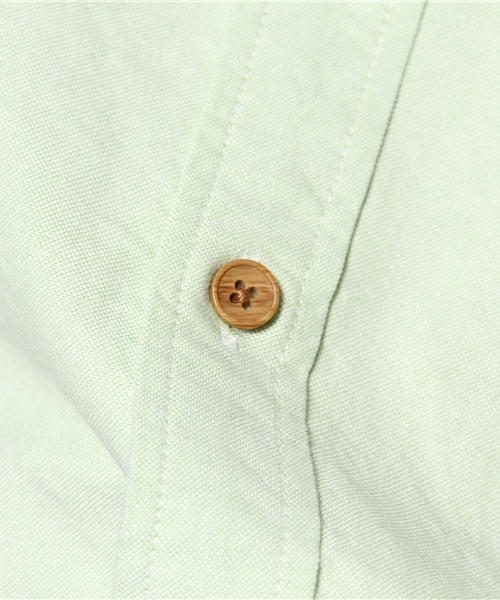 BEAMS(ビームス)の「□BEAMS / フェイクウッド釦 BDシャツ(シャツ/ブラウス・メンズ・ホワイト/ブラウン/グリーン・SMALL/MEDIUM/LARGE)」の10枚目の写真