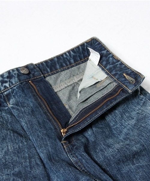 WEGO（ウィゴー）の「WEGO/ハイウエストボーイフレンドデニムパンツ（デニムパンツ・レディース・インディゴブルー/ライトインディゴブルー・MEDIUM/LARGE）」の10枚目の写真