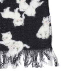 フランシュリッペ ねこマフラー　yukiemon franchelippee（フランシュリッペ）の「うじゃうじゃネコ