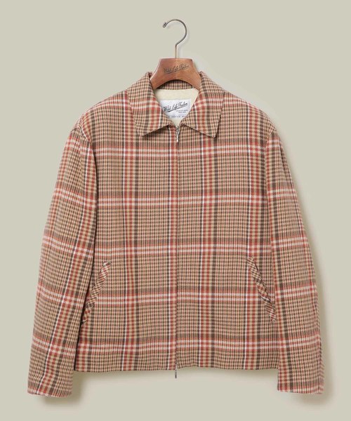 アダム エ ロペ　チェック柄ブルゾン WILD LIFE TAILOR Adam et Rope'（ワイルドテーラーアダムエロペ ）の