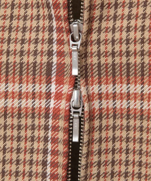 WILD LIFE TAILOR Adam et Rope'(ワイルドテーラーアダムエロペ )の「【Wild Life Tailor】チェックボアブルゾン(ブルゾン・メンズ・ダークブラウン/グリーン系その他・M/L)」の4枚目の写真