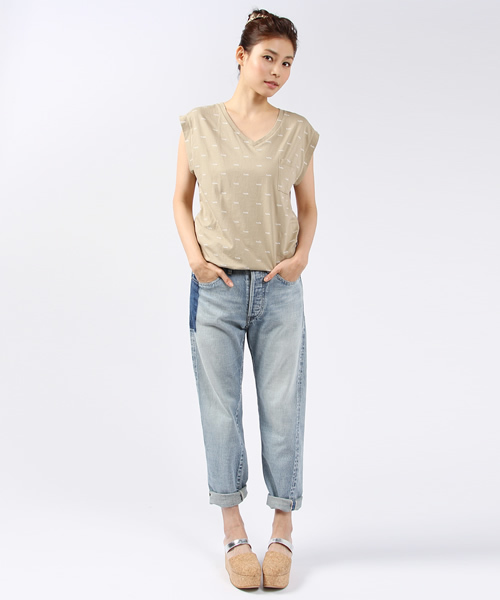 ARCHI（アーキ）の「HOLA ONE PIECE（ワンピース・レディース・ベージュ/パープル・SMALL/MEDIUM）」の3枚目の写真