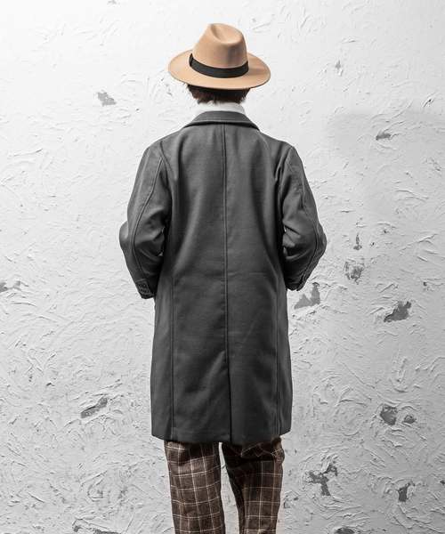 MinoriTY（マイノリティ）の「ビッグWチェスターコート（ダウンジャケット/コート・メンズ・ブラック/ワイン/チャコール/ベージュ/ネイビー/イエロー・M/L）」の14枚目の写真