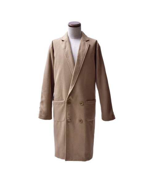 MinoriTY（マイノリティ）の「ビッグWチェスターコート（ダウンジャケット/コート・メンズ・ブラック/ワイン/チャコール/ベージュ/ネイビー/イエロー・M/L）」の17枚目の写真