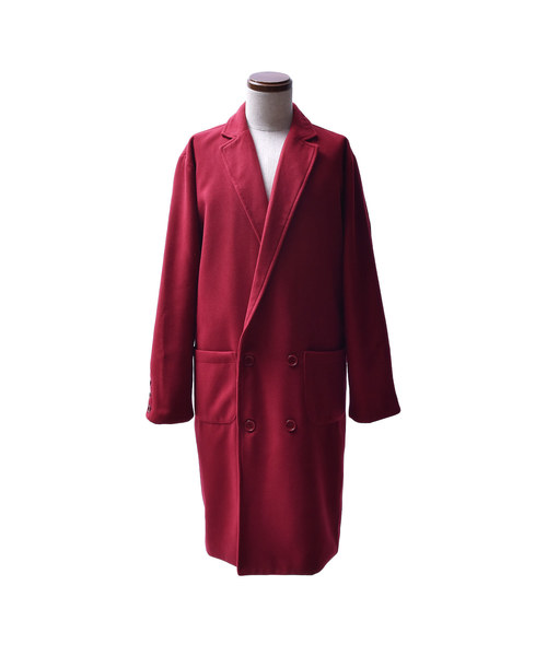 MinoriTY（マイノリティ）の「ビッグWチェスターコート（ダウンジャケット/コート・メンズ・ブラック/ワイン/チャコール/ベージュ/ネイビー/イエロー・M/L）」の20枚目の写真