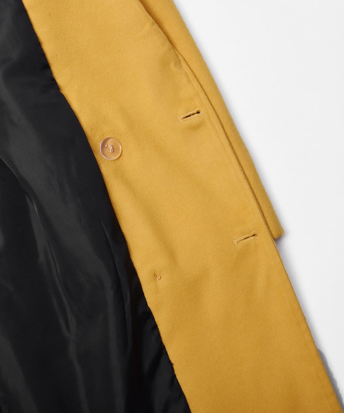 MinoriTY（マイノリティ）の「ビッグWチェスターコート（ダウンジャケット/コート・メンズ・ブラック/ワイン/チャコール/ベージュ/ネイビー/イエロー・M/L）」の21枚目の写真