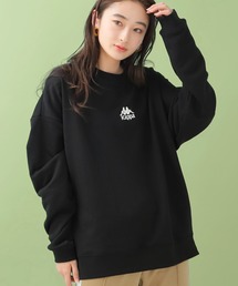 ▽WEB限定 Kappa/カッパ 別注ロゴ刺繍 ビッグシルエット プルオーバースウェット