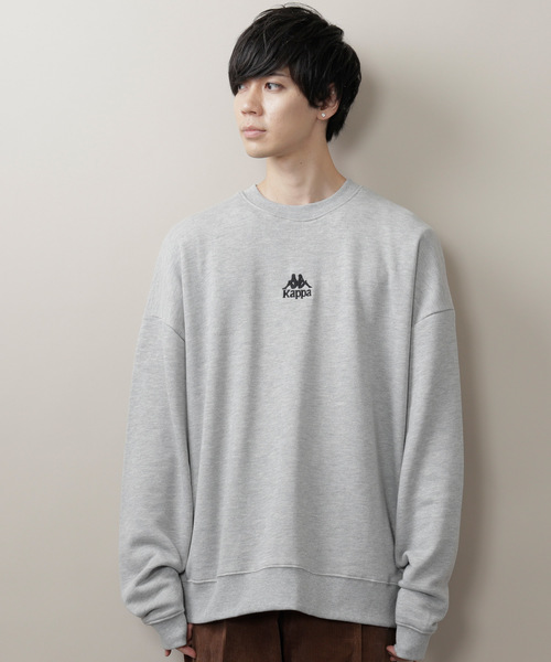 ▽WEB限定 Kappa/カッパ 別注ロゴ刺繍 ビッグシルエット プル