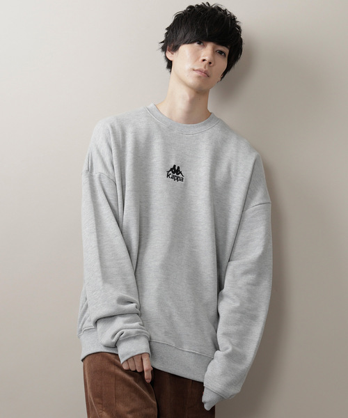 ▽WEB限定 Kappa/カッパ 別注ロゴ刺繍 ビッグシルエット プル