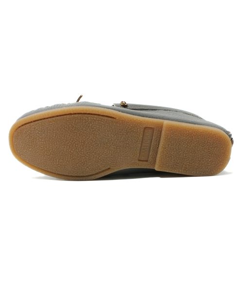 BEAMS LIGHTS Men's(ビームスライツ メンズ)の「□MINNETONKA / モカシンシューズ(モカシン/デッキシューズ・メンズ・グレー/ダークブラウン・7/7.5/8/8.5/9/9.5)」の4枚目の写真