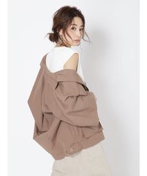 Ungrid | ハーフスリーブルーズミリタリーブルゾン(ブルゾン)