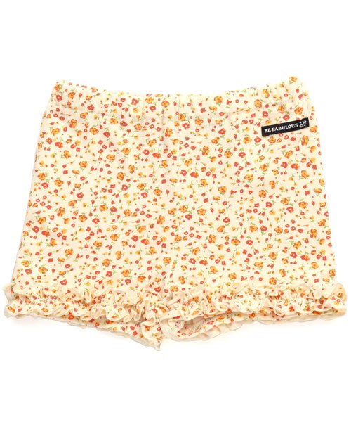 BREEZE（ブリーズ）の「/無地・花柄ペチパン（レギンス/スパッツ・キッズ・アイボリー/ネイビー/ブラック/グレー・90/120/100/80/130/110）」の2枚目の写真