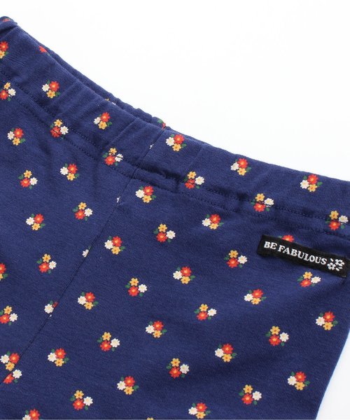 BREEZE（ブリーズ）の「/無地・花柄ペチパン（レギンス/スパッツ・キッズ・アイボリー/ネイビー/ブラック/グレー・90/120/100/80/130/110）」の8枚目の写真