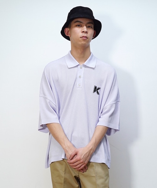 KAIKO LARGER KNIT POLO SHIRT（ポロシャツ）｜KAIKO（カイコー