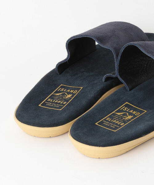 ISLAND SLIPPER（アイランドスリッパ）の「【別注】 ＜ISLAND SLIPPER＞ ONE STRAP SANDAL/サンダル（サンダル・メンズ・ダークブラウン/ネイビー・8/10/9）」の13枚目の写真