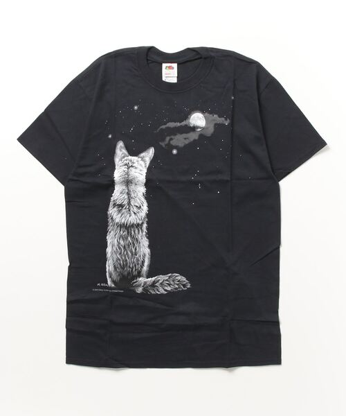 PARKS TOKYO SELECT（パークストウキョウセレクト）の「（UN）プリント Tシャツ（Tシャツ/カットソー・メンズ・ブラック/カーキ/グリーン/ライトオリーブ・MEDIUM/LARGE/SMALL）」の2枚目の写真