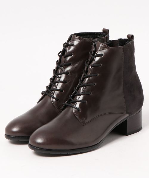 cava cava（サヴァサヴァ）の「〈cava cava（サヴァサヴァ）〉レースアップブーツ（ブーツ・レディース・ブラック/ブラウン/グレー・22.5cm/23.5cm/24.5cm/23.0cm/24.0cm）」の8枚目の写真
