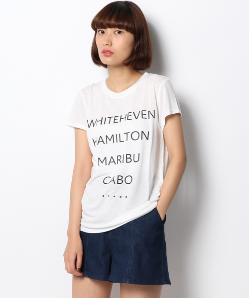 LOVE BOAT(ラブ・ボート)の「BEACH Tシャツ(Tシャツ/カットソー・レディース・ホワイト系/ブラック系・FREE)」の2枚目の写真