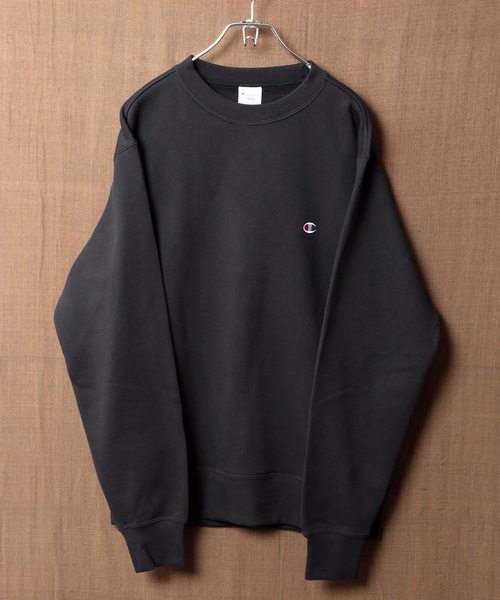 Champion（チャンピオン）の「【CHAMPION/チャンピオン】裏起毛クルースウェット/トレーナー　Ｃ３－Ｑ００６　ワンポイント　刺繍（スウェット・メンズ・ホワイト/ブラック/ダークグリーン/杢グレー/ネイビー/ブラウン・SMALL/MEDIUM/LARGE/X-LARGE/XX-LARGE）」の11枚目の写真