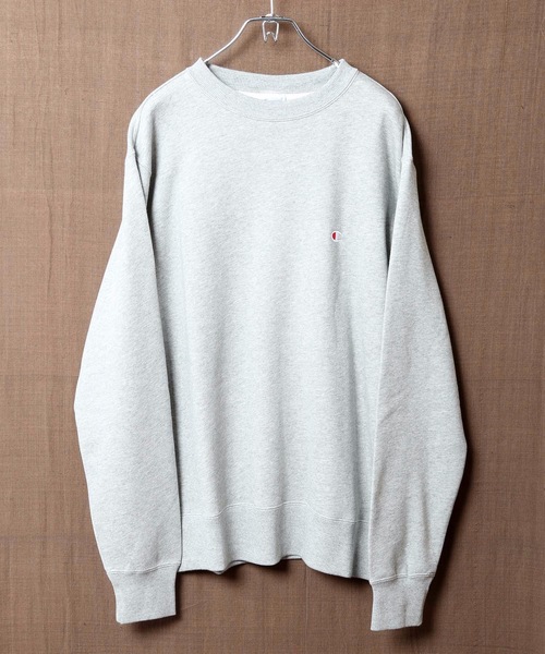 Champion（チャンピオン）の「【CHAMPION/チャンピオン】裏起毛クルースウェット/トレーナー　Ｃ３－Ｑ００６　ワンポイント　刺繍（スウェット・メンズ・ホワイト/ブラック/ダークグリーン/杢グレー/ネイビー/ブラウン・SMALL/MEDIUM/LARGE/X-LARGE/XX-LARGE）」の12枚目の写真