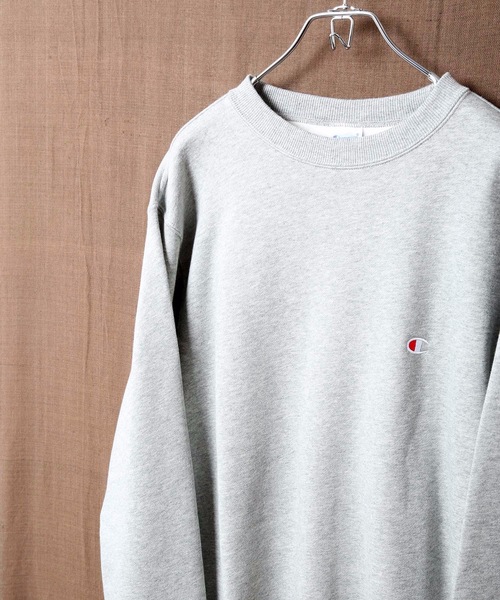 Champion（チャンピオン）の「【CHAMPION/チャンピオン】裏起毛クルースウェット/トレーナー　Ｃ３－Ｑ００６　ワンポイント　刺繍（スウェット・メンズ・ホワイト/ブラック/ダークグリーン/杢グレー/ネイビー/ブラウン・SMALL/MEDIUM/LARGE/X-LARGE/XX-LARGE）」の22枚目の写真