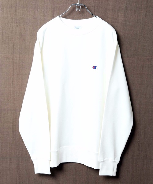 Champion（チャンピオン）の「【CHAMPION/チャンピオン】裏起毛クルースウェット/トレーナー　Ｃ３－Ｑ００６　ワンポイント　刺繍（スウェット・メンズ・ホワイト/ブラック/ダークグリーン/杢グレー/ネイビー/ブラウン・SMALL/MEDIUM/LARGE/X-LARGE/XX-LARGE）」の20枚目の写真