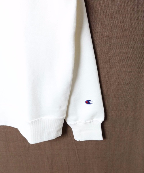 Champion（チャンピオン）の「【CHAMPION/チャンピオン】裏起毛クルースウェット/トレーナー　Ｃ３－Ｑ００６　ワンポイント　刺繍（スウェット・メンズ・ホワイト/ブラック/ダークグリーン/杢グレー/ネイビー/ブラウン・SMALL/MEDIUM/LARGE/X-LARGE/XX-LARGE）」の18枚目の写真