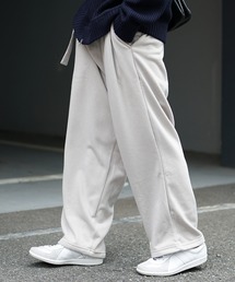 【MinoriTY復刻】裏起毛ベルト付きタックワイドパンツ スラックス メンズ 暖かパンツ 裏ボア 冬服 バギーパンツ