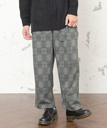 MinoriTY | 【2019秋冬新作】タックワイドパンツ+ベルト/裏フリース 裏起毛(スウェットパンツ)