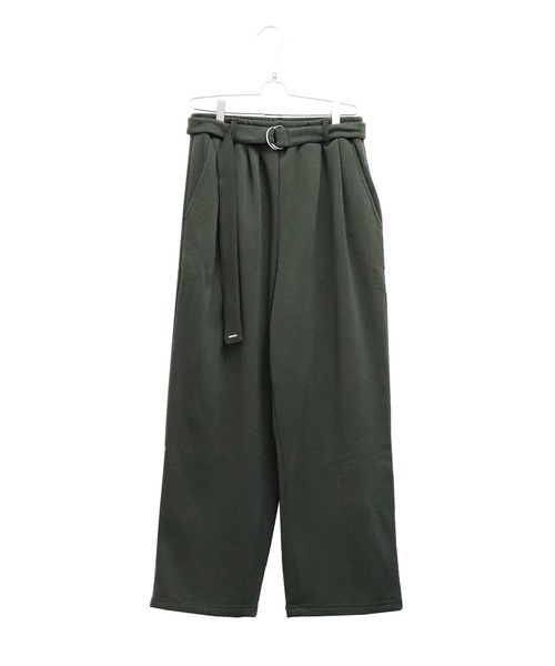 MinoriTY（マイノリティ）の「【MinoriTY復刻】裏起毛ベルト付きタックワイドパンツ スラックス メンズ 暖かパンツ 裏ボア 冬服 バギーパンツ（スウェットパンツ・メンズ・ブラック/ベージュ/ネイビー/ブラウン/ブラック系その他/グレー系その他/チャコール/カーキ/オートミール/ダークブラック/チェック・M/L/XL/S）」の13枚目の写真