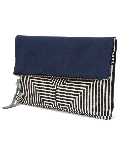 Another Edition（アナザーエディション）の「AE CMB CLT（クラッチバッグ・レディース・オフホワイト/ネイビー・フリー）」の9枚目の写真