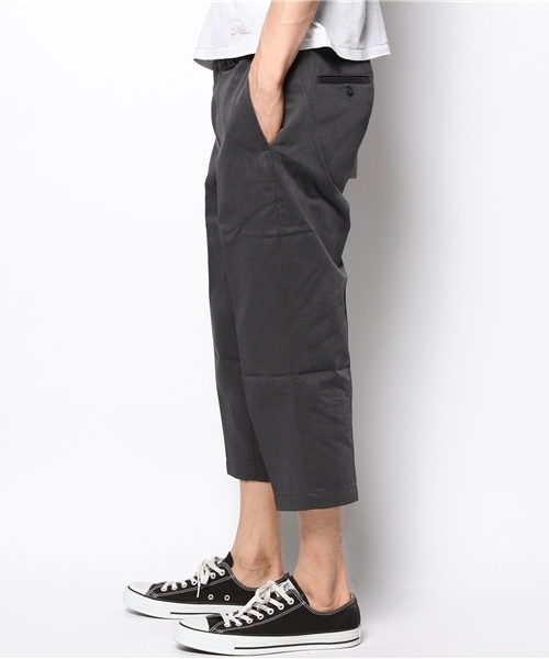 Dickies（ディッキーズ）の「TCツイル8分丈クロップドパンツ（チノパンツ・メンズ・ヘザーグレー/ダークグレー・32inch/28inch/34inch/30inch）」の3枚目の写真