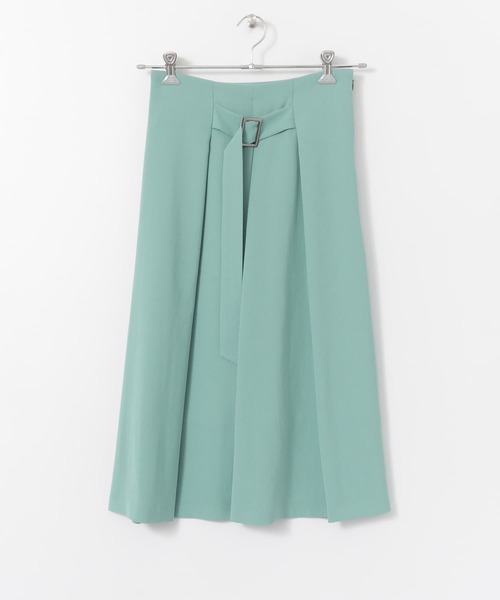 URBAN RESEARCH ROSSO（アーバンリサーチロッソ）の「SILVERLIGHTS　2WAYタックフレアスカート∴（スカート・レディース・ネイビー/ブルー・38/36）」の8枚目の写真