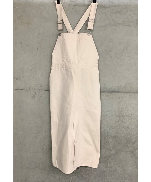 ulu（ウル）の「Chino Jumper skirt（ジャンパースカート・レディース・ベージュ/カーキ/アイボリー・FREE）」の7枚目の写真