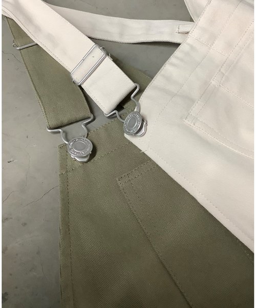 ulu（ウル）の「Chino Jumper skirt（ジャンパースカート・レディース・ベージュ/カーキ/アイボリー・FREE）」の10枚目の写真