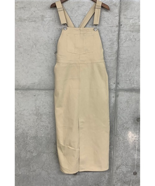 ulu（ウル）の「Chino Jumper skirt（ジャンパースカート・レディース・ベージュ/カーキ/アイボリー・FREE）」の17枚目の写真