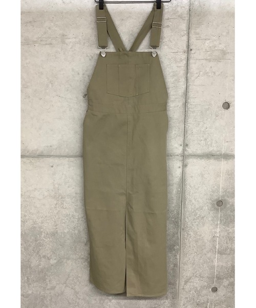 ulu（ウル）の「Chino Jumper skirt（ジャンパースカート・レディース・ベージュ/カーキ/アイボリー・FREE）」の18枚目の写真