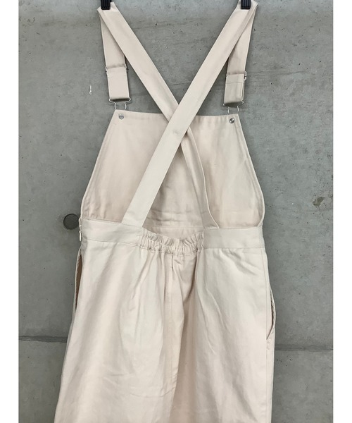 ulu（ウル）の「Chino Jumper skirt（ジャンパースカート・レディース・ベージュ/カーキ/アイボリー・FREE）」の21枚目の写真