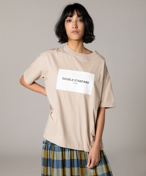 DOUBLE STANDARD CLOTHING(ダブルスタンダードクロージング)の「CA ラスティック天竺カットソー(Tシャツ/カットソー・レディース・オフホワイト/ベージュ/ブラック・36/38)」の5枚目の写真