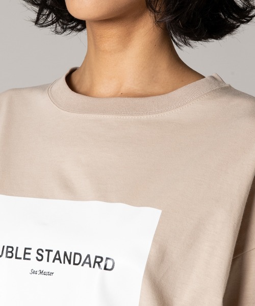 DOUBLE STANDARD CLOTHING(ダブルスタンダードクロージング)の「CA ラスティック天竺カットソー(Tシャツ/カットソー・レディース・オフホワイト/ベージュ/ブラック・36/38)」の8枚目の写真