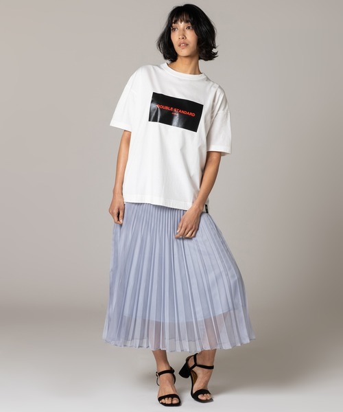 DOUBLE STANDARD CLOTHING(ダブルスタンダードクロージング)の「CA ラスティック天竺カットソー(Tシャツ/カットソー・レディース・オフホワイト/ベージュ/ブラック・36/38)」の15枚目の写真