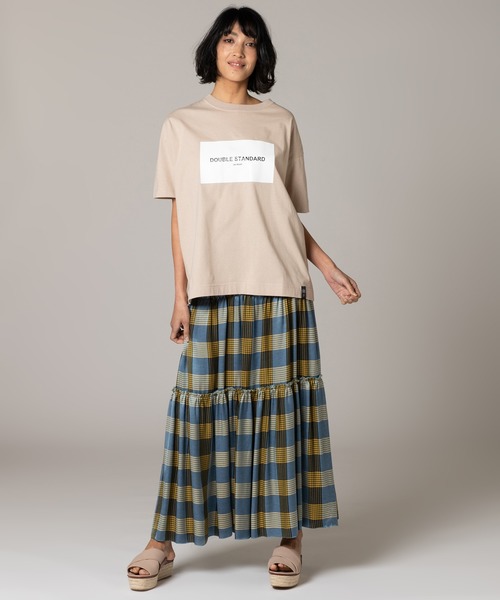 DOUBLE STANDARD CLOTHING(ダブルスタンダードクロージング)の「CA ラスティック天竺カットソー(Tシャツ/カットソー・レディース・オフホワイト/ベージュ/ブラック・36/38)」の16枚目の写真