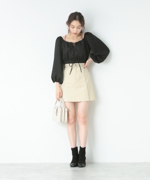 Heather（ヘザー）の「スクエアベルトショルダー　893337（ショルダーバッグ・レディース・ブラック/ブラウン/アイボリー/ベージュ/パープル/ベージュ系その他・ONESIZE）」の18枚目の写真