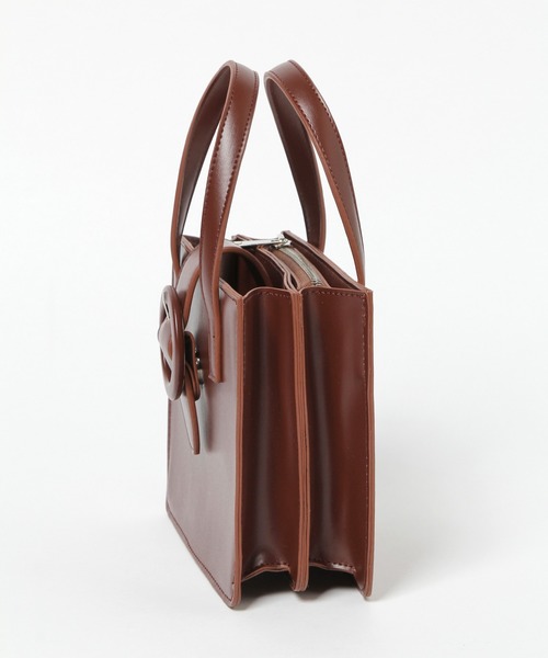 Heather（ヘザー）の「スクエアベルトショルダー　893337（ショルダーバッグ・レディース・ブラック/ブラウン/アイボリー/ベージュ/パープル/ベージュ系その他・ONESIZE）」の16枚目の写真