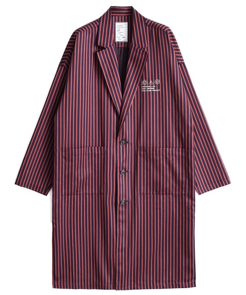 SHAREEF（シャリーフ）の「BLOCK STRIPE LABORATORY COAT